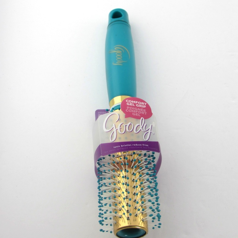GOODY Gelous Grip Ionic Round Bristle Brush Volume Style Lifting Reduce Frizz